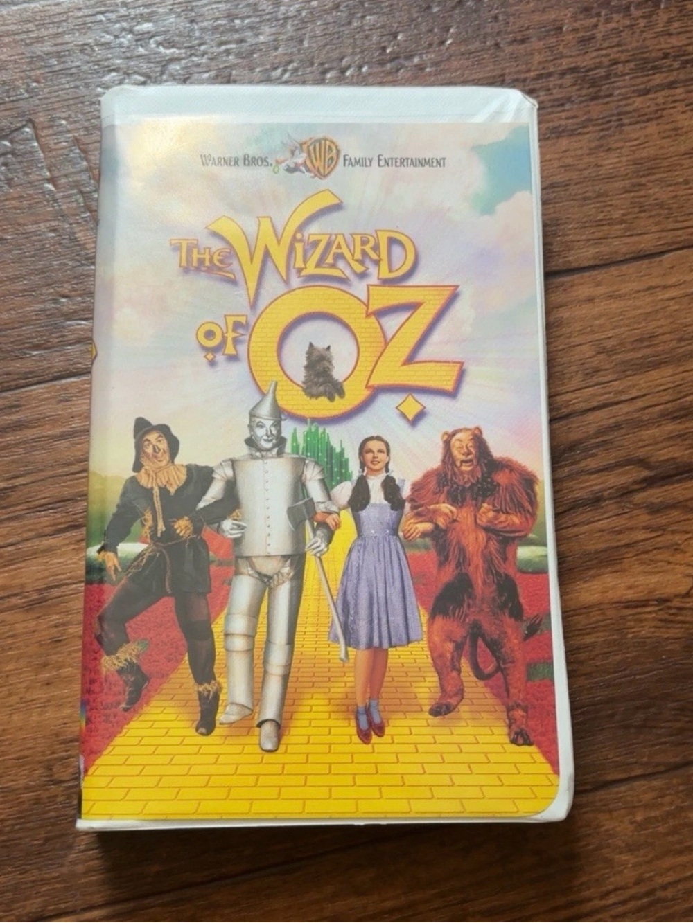 Warner Bros. The Wizard of Oz VHS Cover - Yellow, Blue, Red